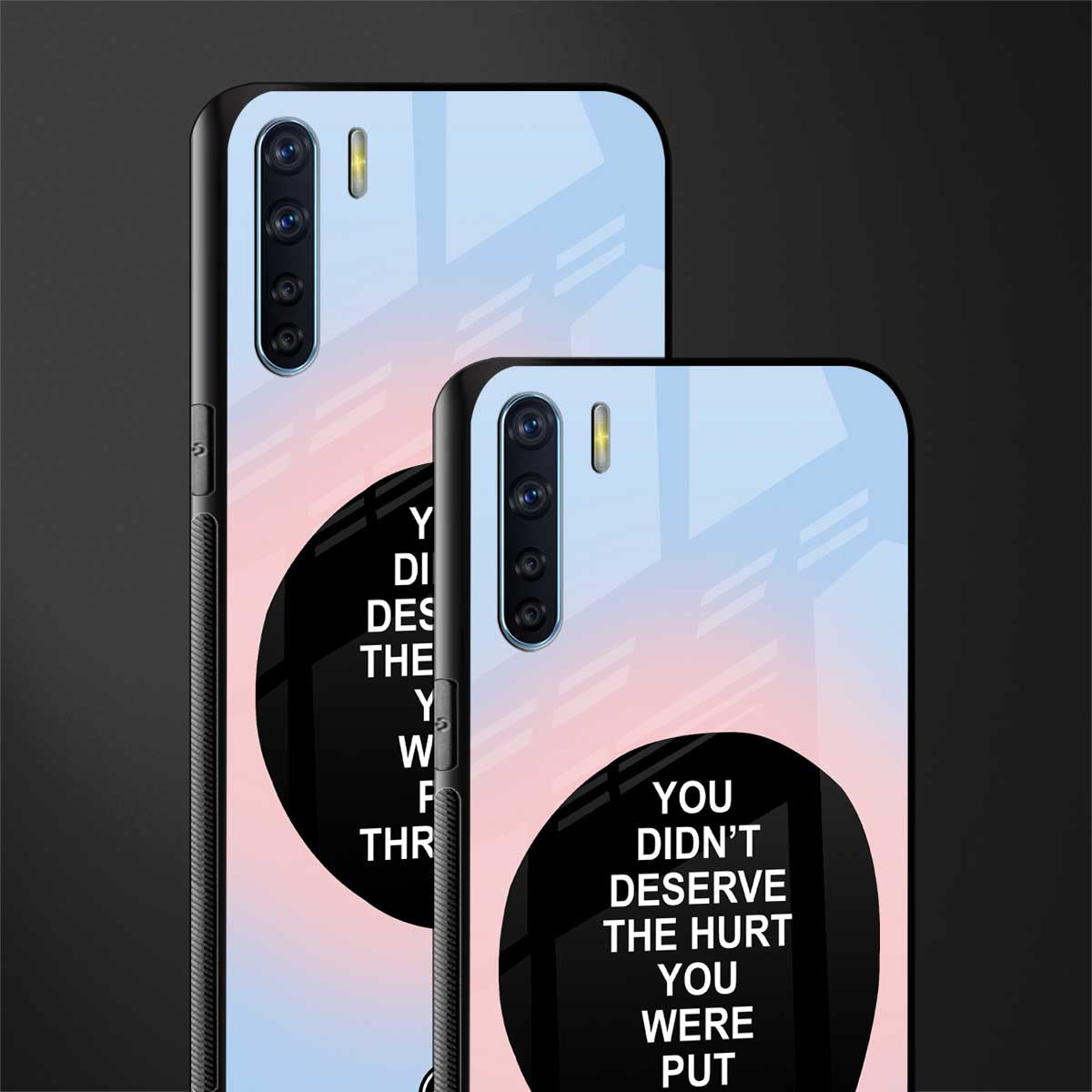hurt glass case for oppo f15 image-2