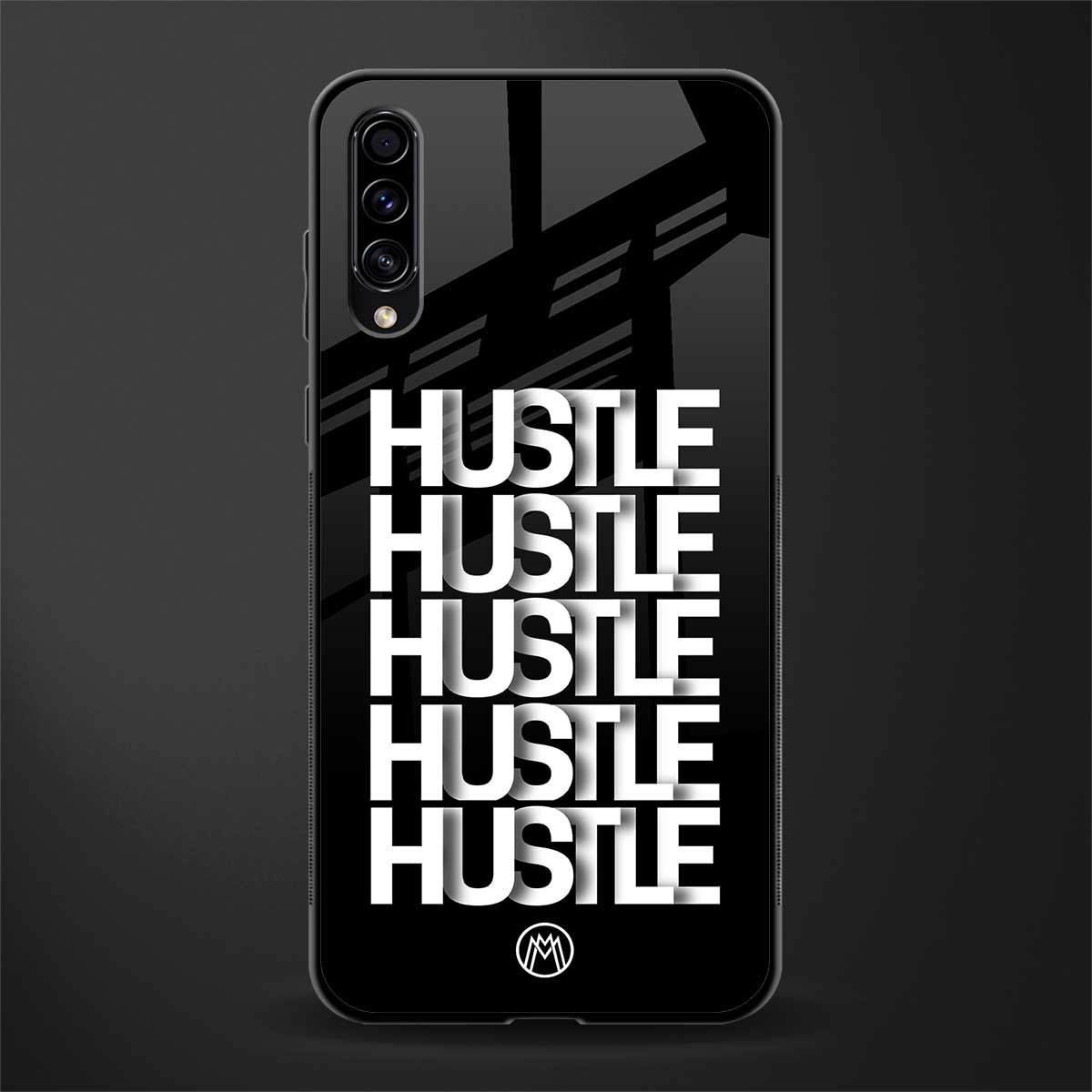 hustle glass case for samsung galaxy a70 image