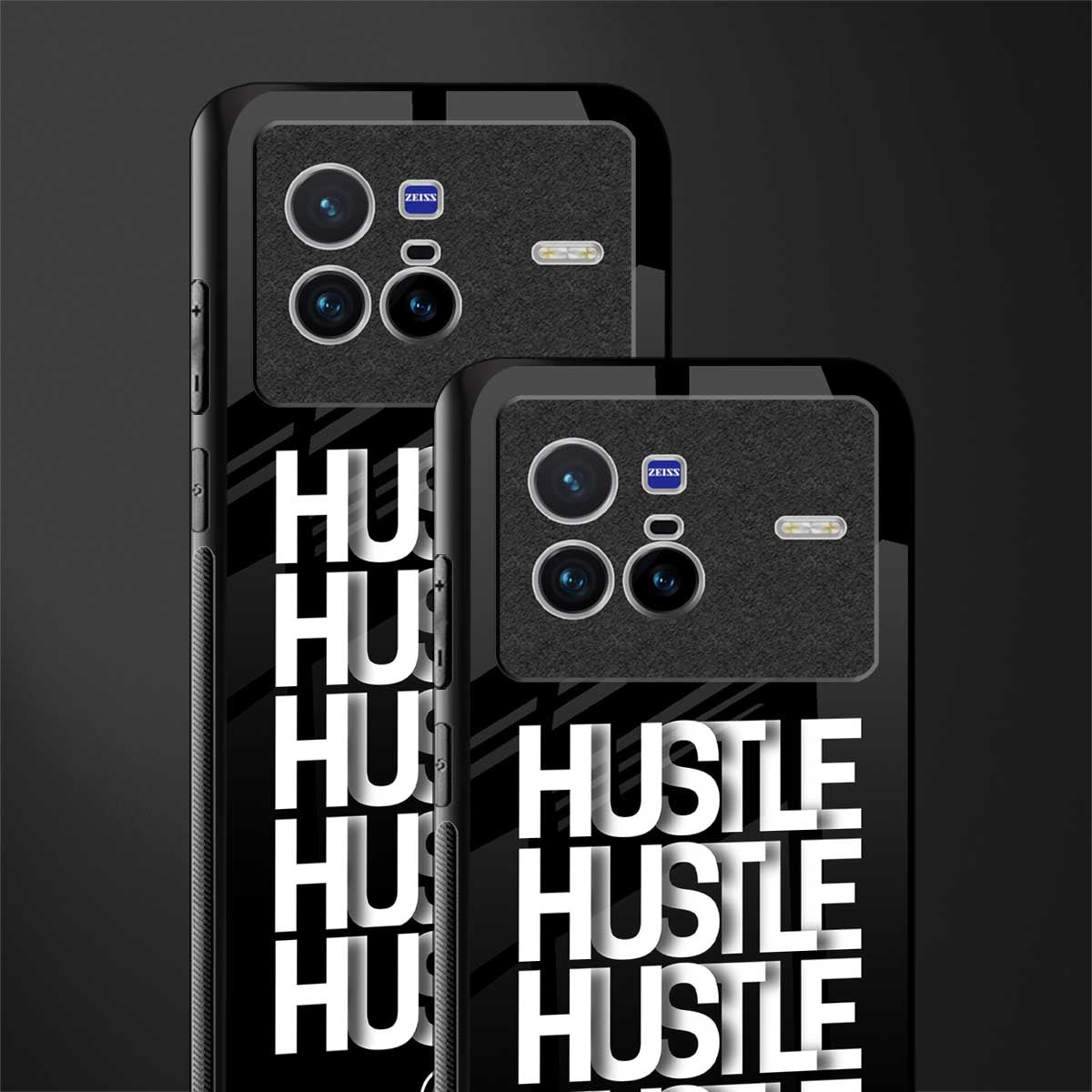 hustle glass case for vivo x80 image-2