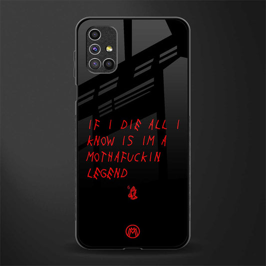 i am a legend glass case for samsung galaxy m31s