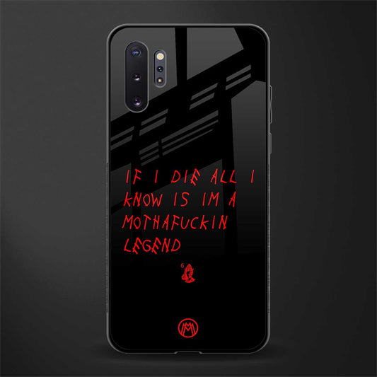 i am a legend glass case for samsung galaxy note 10 plus