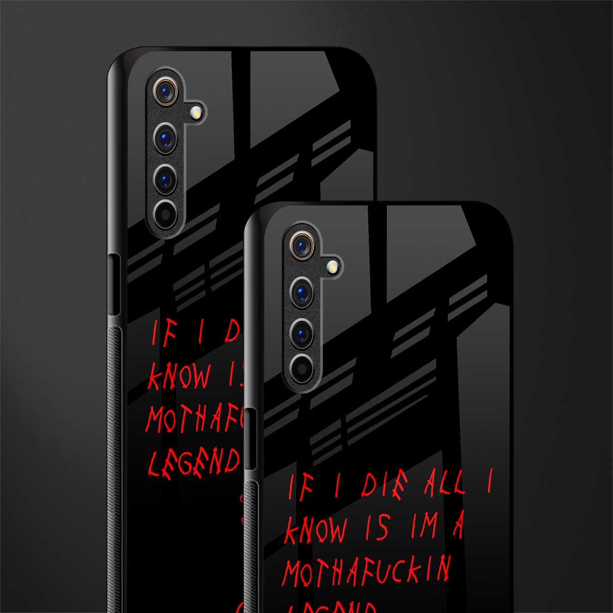 i am a legend glass case for realme 6 pro