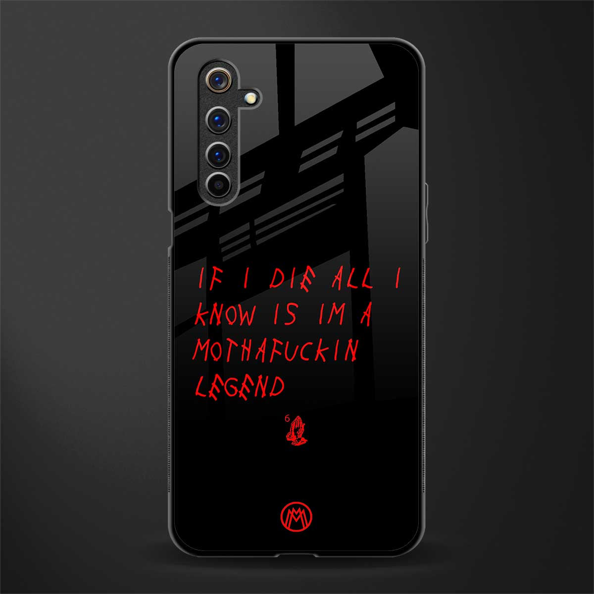 i am a legend glass case for realme 6 pro