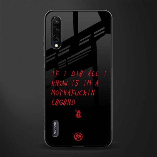 i am a legend glass case for mi a3 redmi a3
