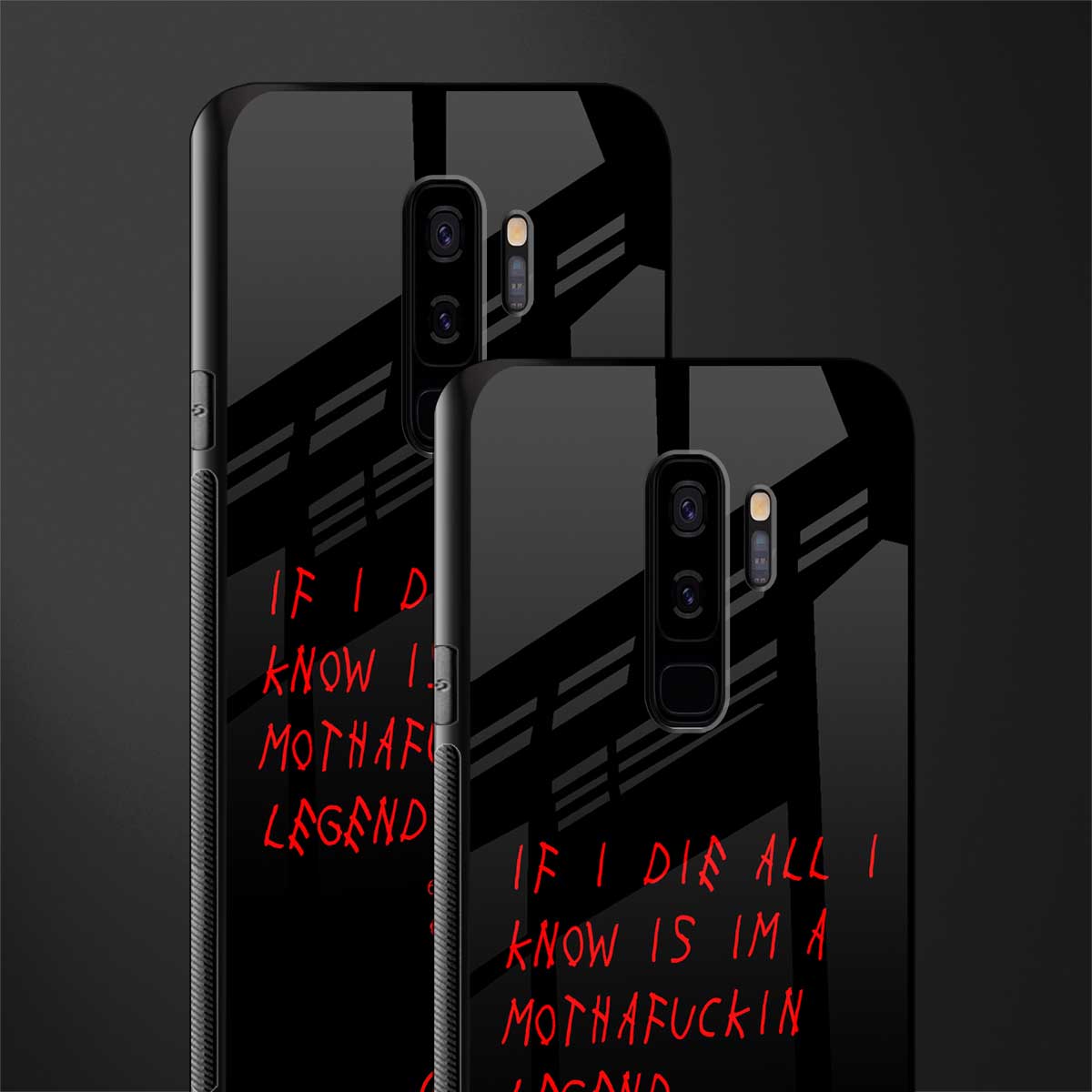 i am a legend glass case for samsung galaxy s9 plus