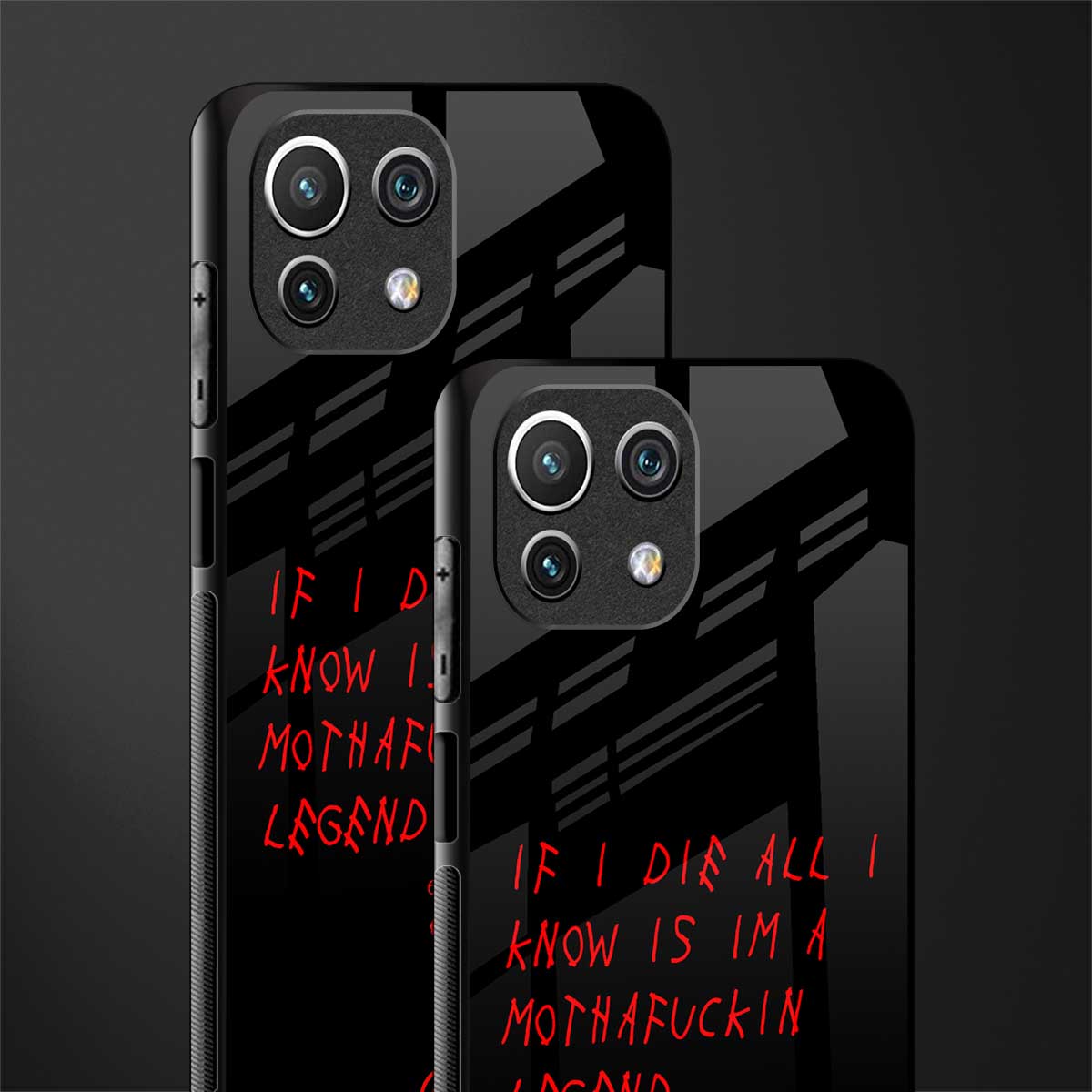 i am a legend glass case for mi 11 lite