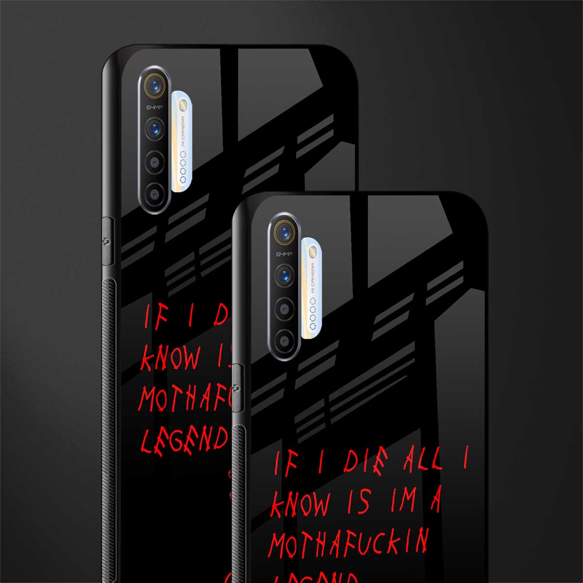 i am a legend glass case for realme xt