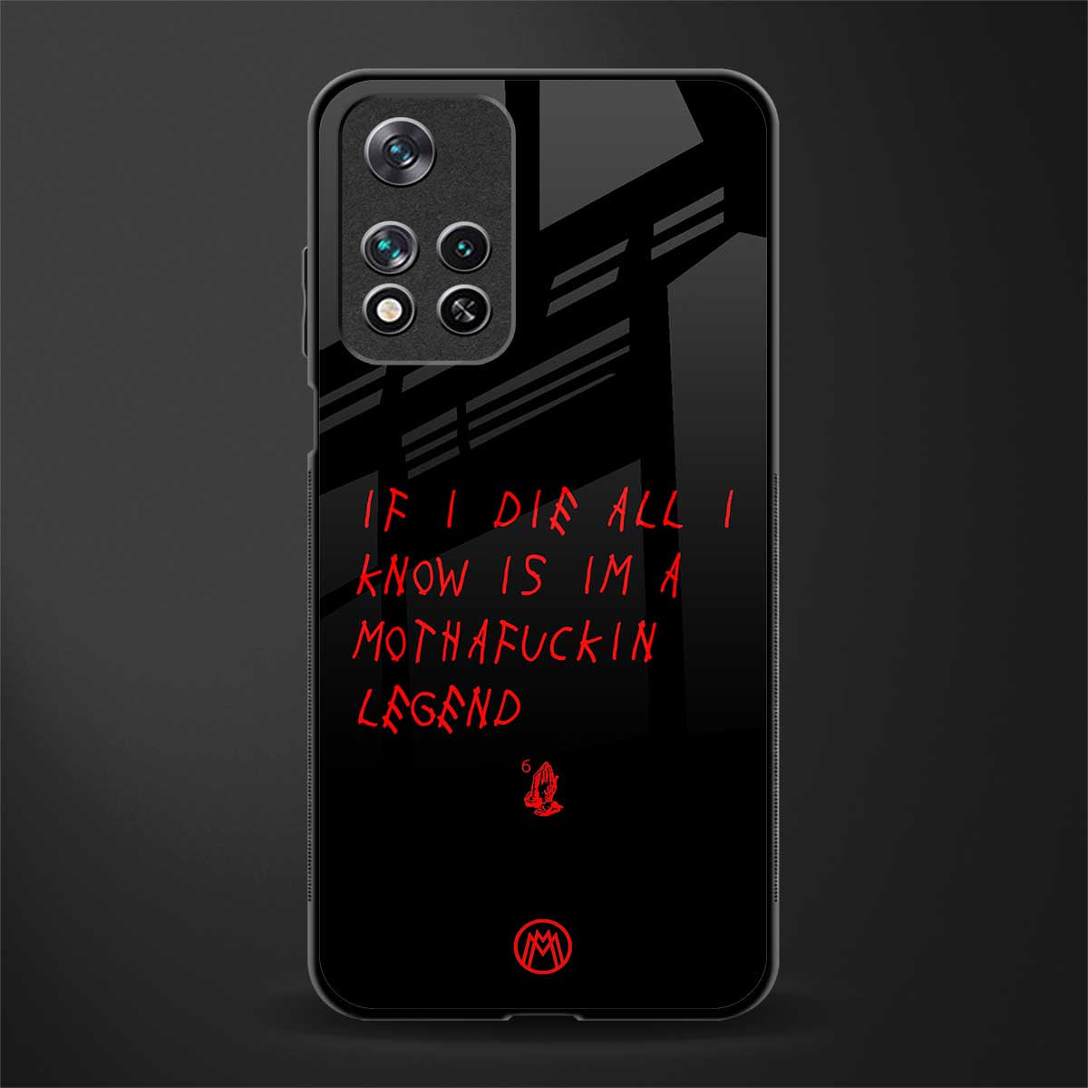 i am a legend glass case for xiaomi 11i 5g