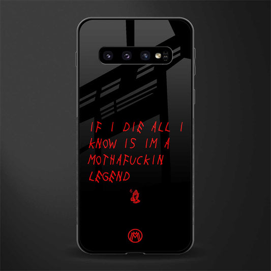 i am a legend glass case for samsung galaxy s10 plus