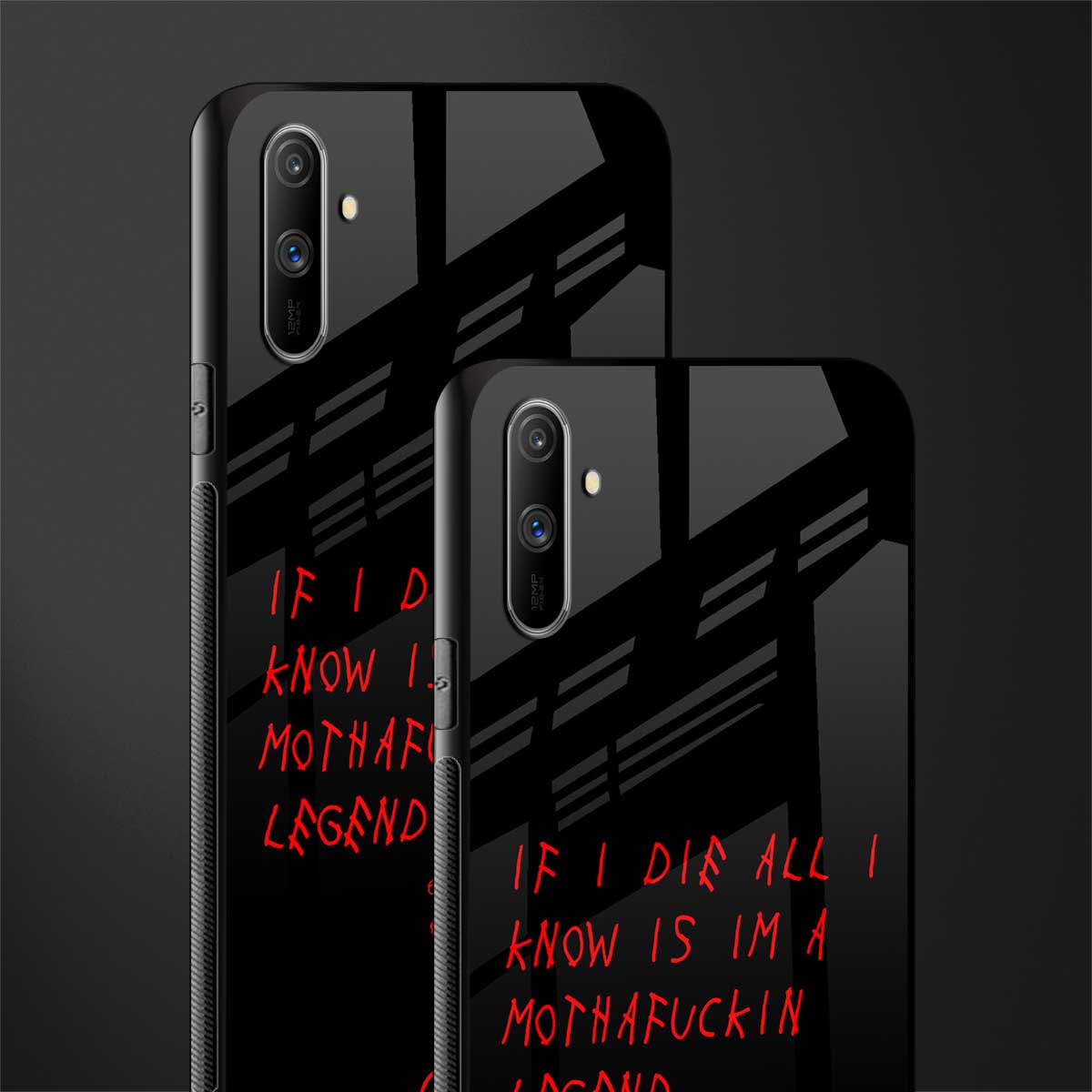 i am a legend glass case for realme c3