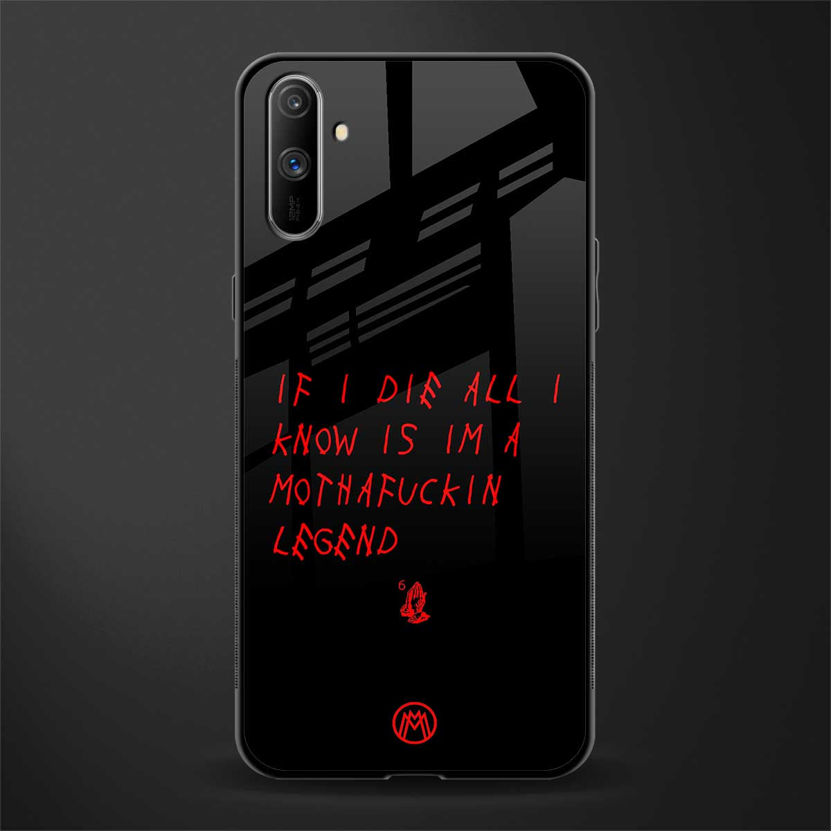 i am a legend glass case for realme c3