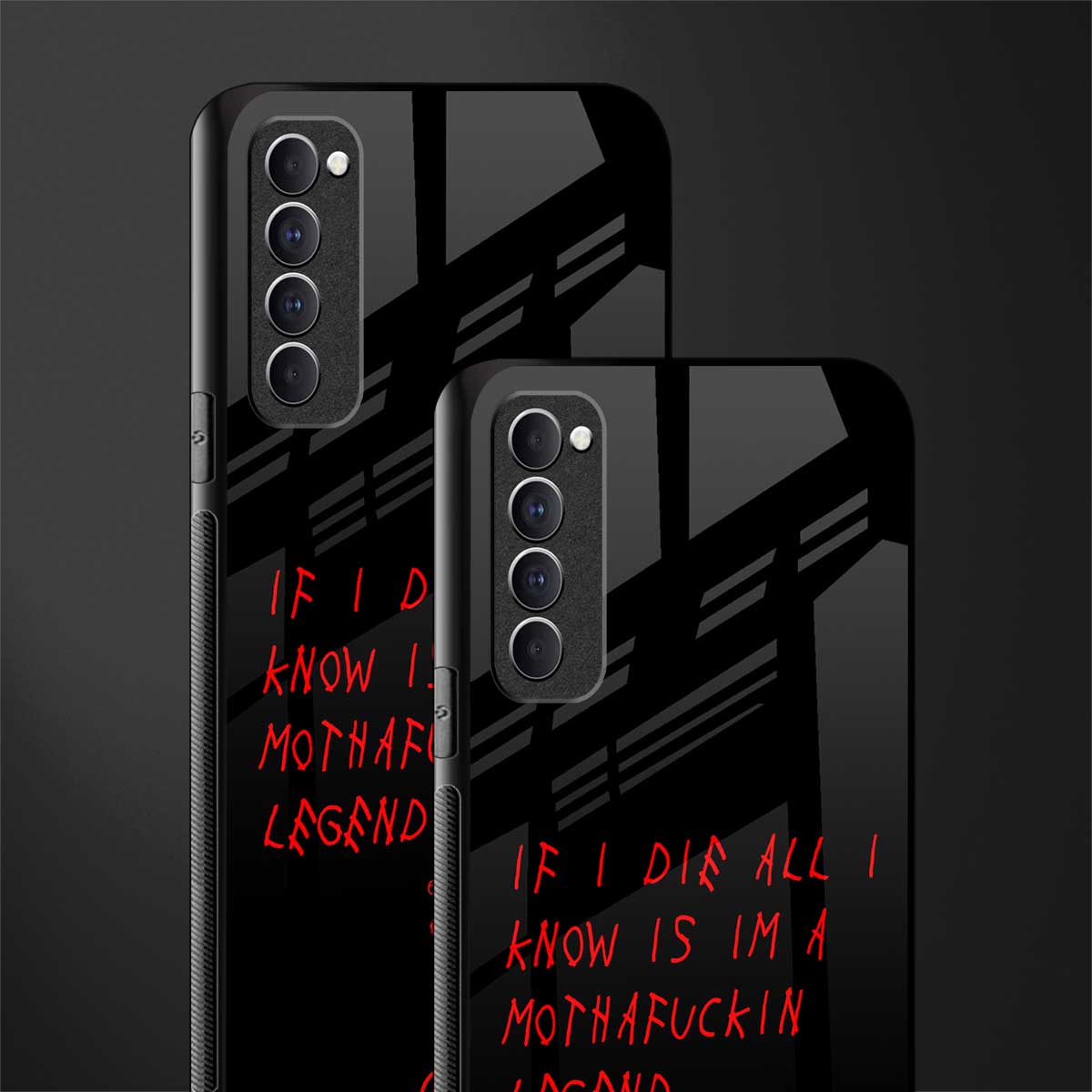 i am a legend glass case for oppo reno 4 pro
