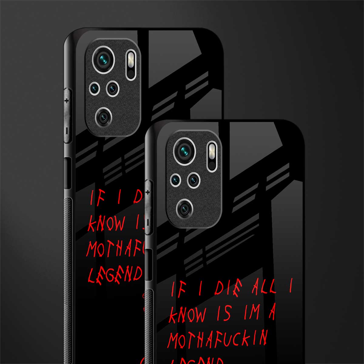 i am a legend glass case for redmi note 10