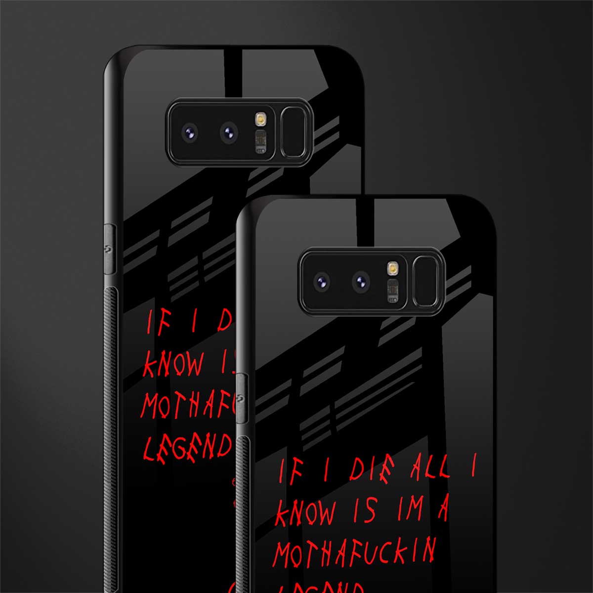 i am a legend glass case for samsung galaxy note 8