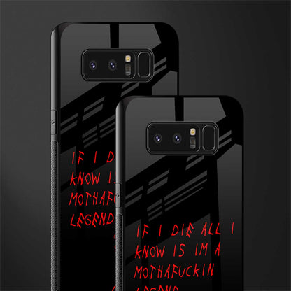 i am a legend glass case for samsung galaxy note 8