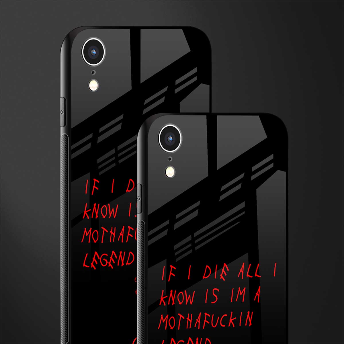 i am a legend glass case for iphone xr