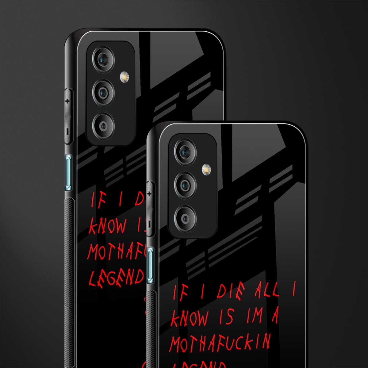 i am a legend back phone cover | glass case for samsung galaxy f23 5g