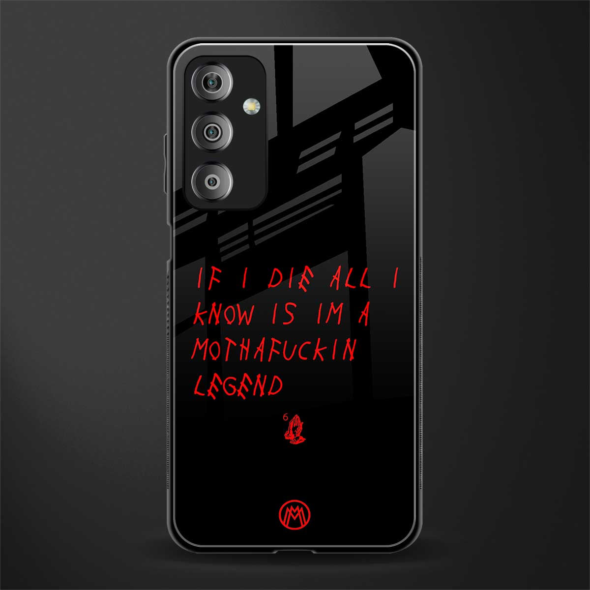i am a legend back phone cover | glass case for samsung galaxy f23 5g