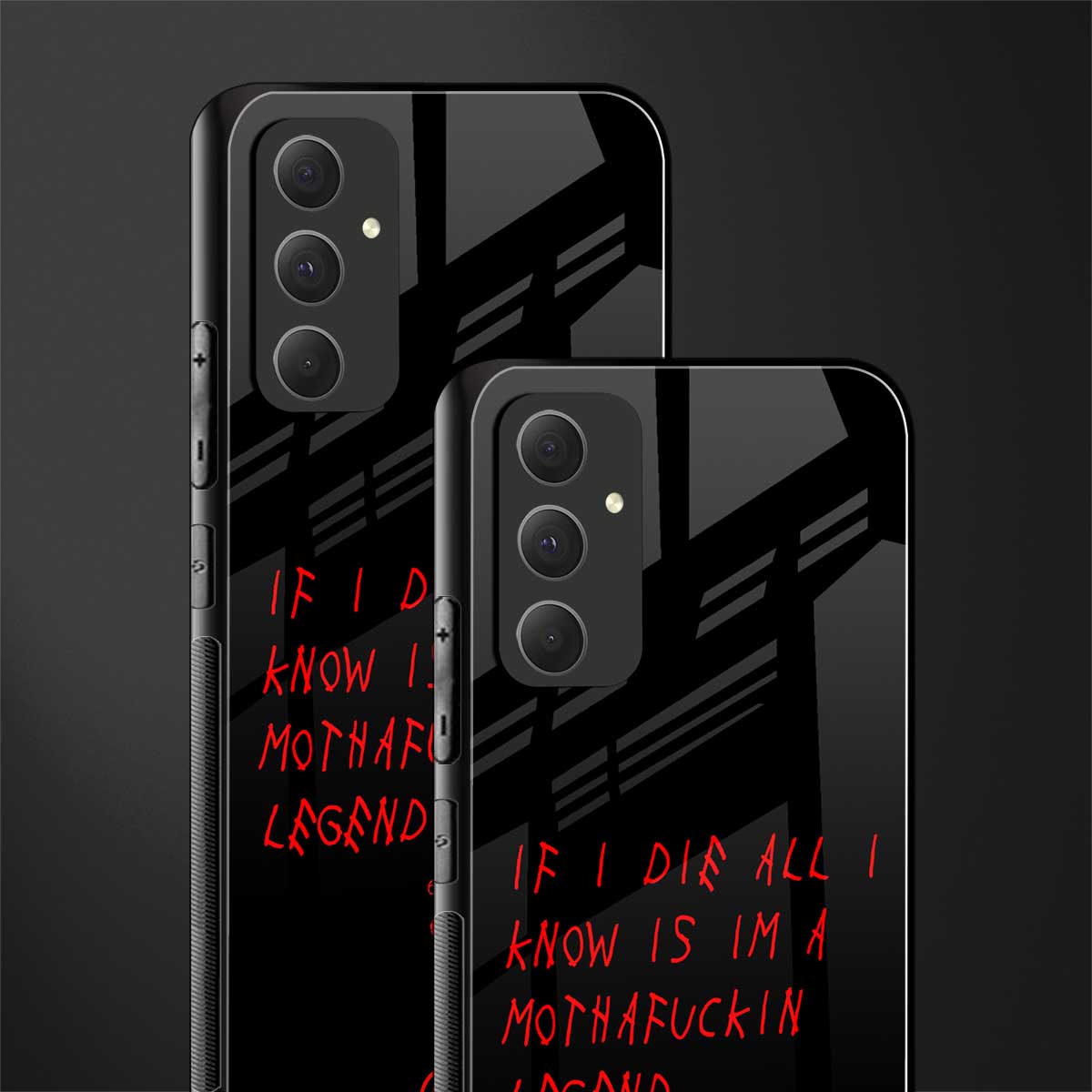 i am a legend back phone cover | glass case for samsung galaxy a54 5g