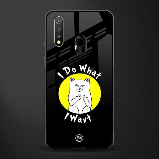 i do what i want glass case for vivo u20