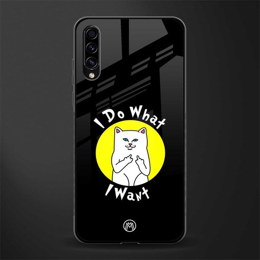 i do what i want glass case for samsung galaxy a50