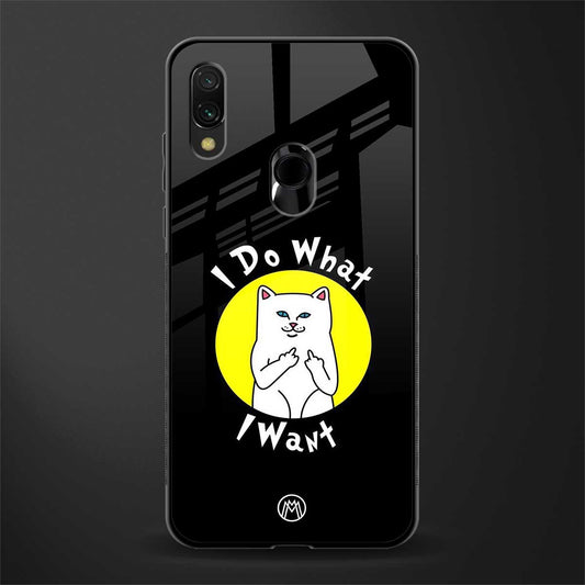 i do what i want glass case for redmi note 7