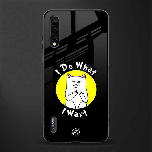 i do what i want glass case for mi a3 redmi a3