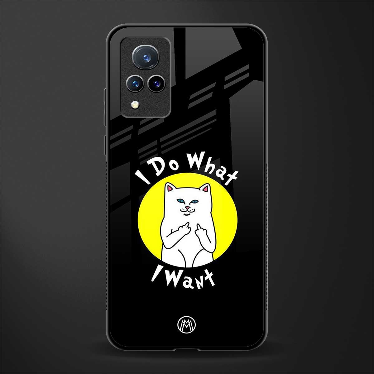 i do what i want glass case for vivo v21 5g