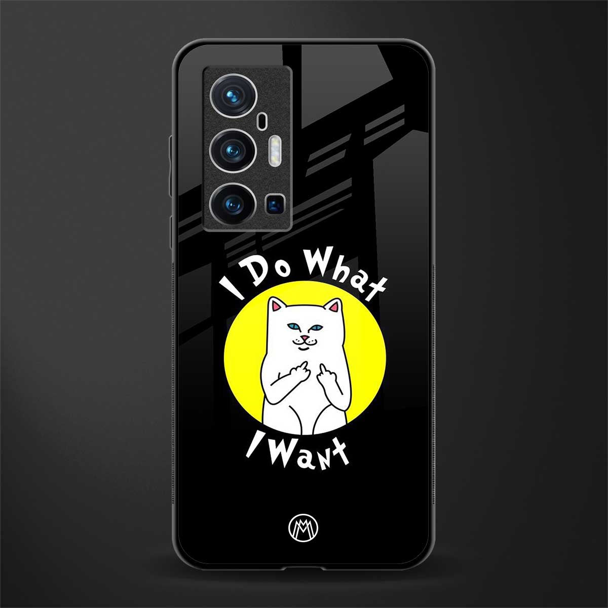 i do what i want glass case for vivo x70 pro plus