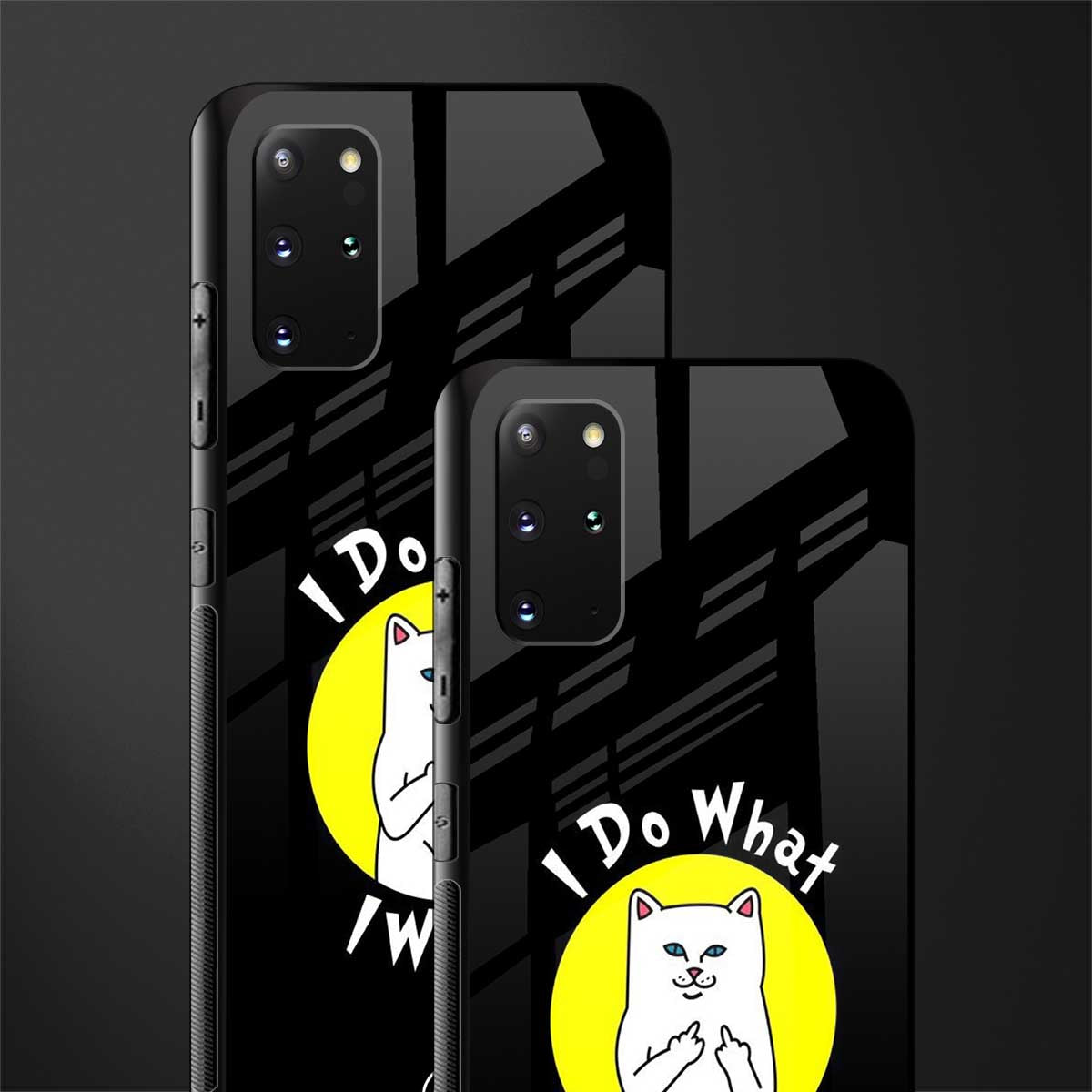 i do what i want glass case for samsung galaxy s20 plus