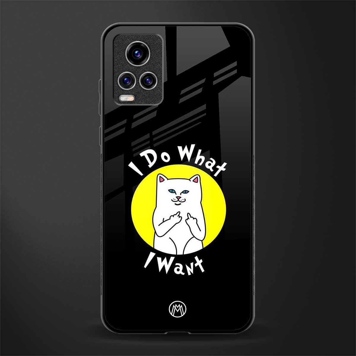 i do what i want glass case for vivo v20 pro