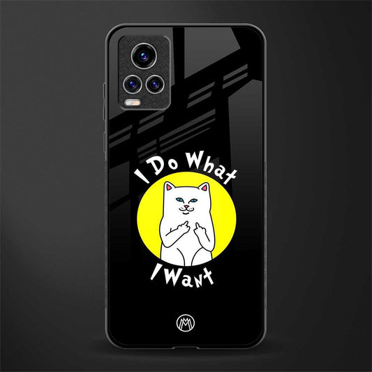 i do what i want glass case for vivo v20 pro