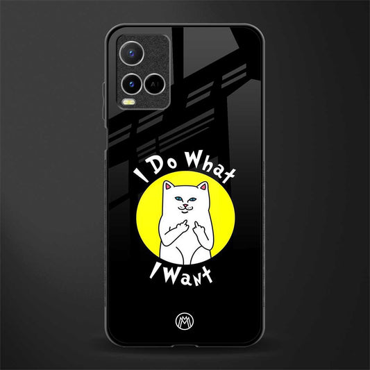 i do what i want glass case for vivo y33s vivo y33t