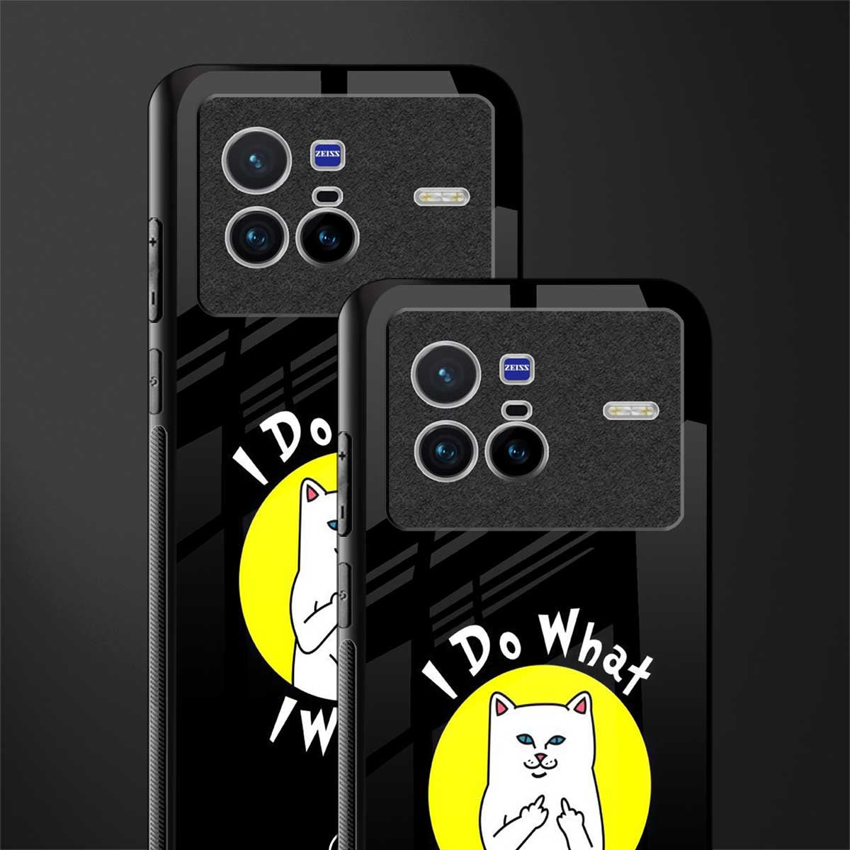 i do what i want glass case for vivo x80