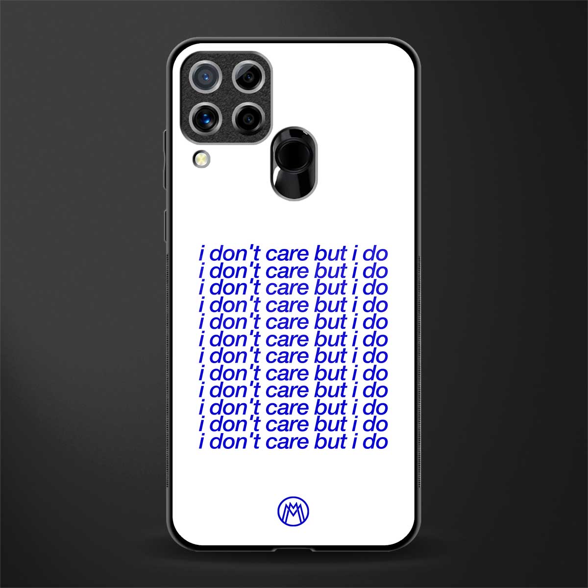 i don't care but i do glass case for realme c15 image