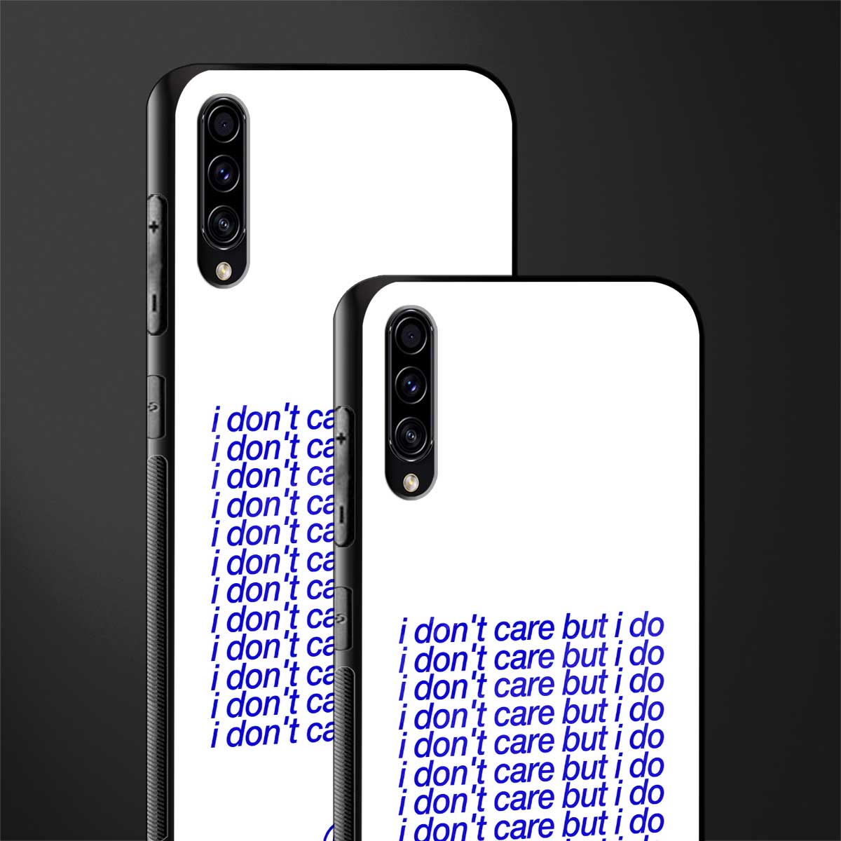 i don't care but i do glass case for samsung galaxy a70 image-2