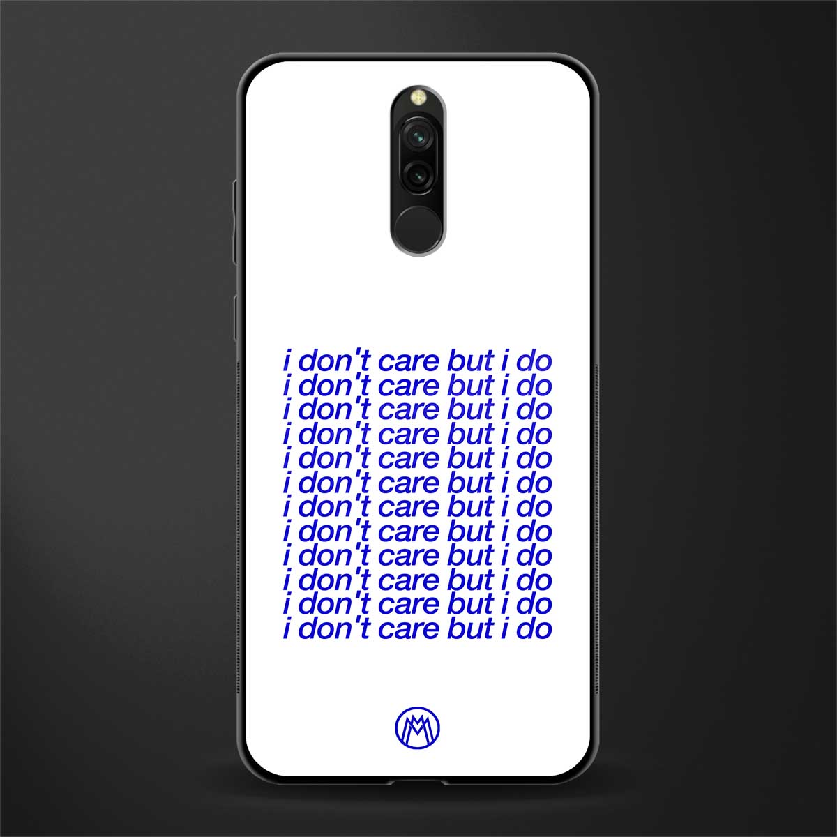 i don't care but i do glass case for redmi 8 image