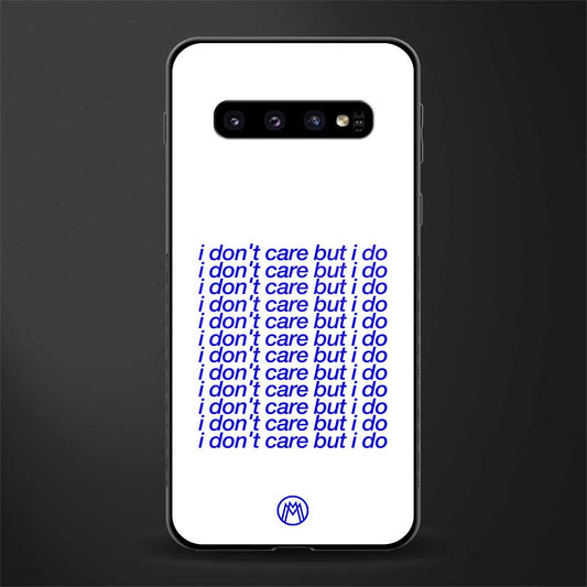 i don't care but i do glass case for samsung galaxy s10 plus image