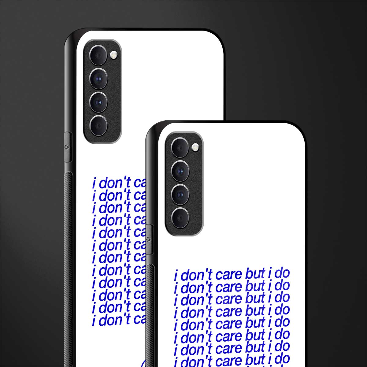 i don't care but i do glass case for oppo reno 4 pro image-2