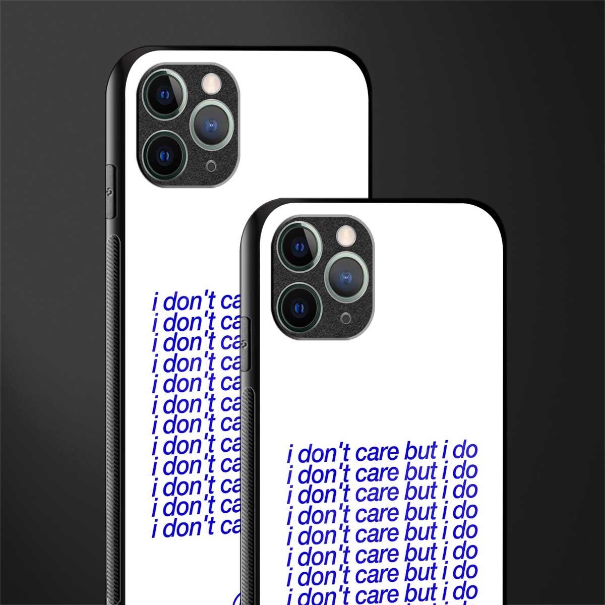 i don't care but i do glass case for iphone 11 pro image-2