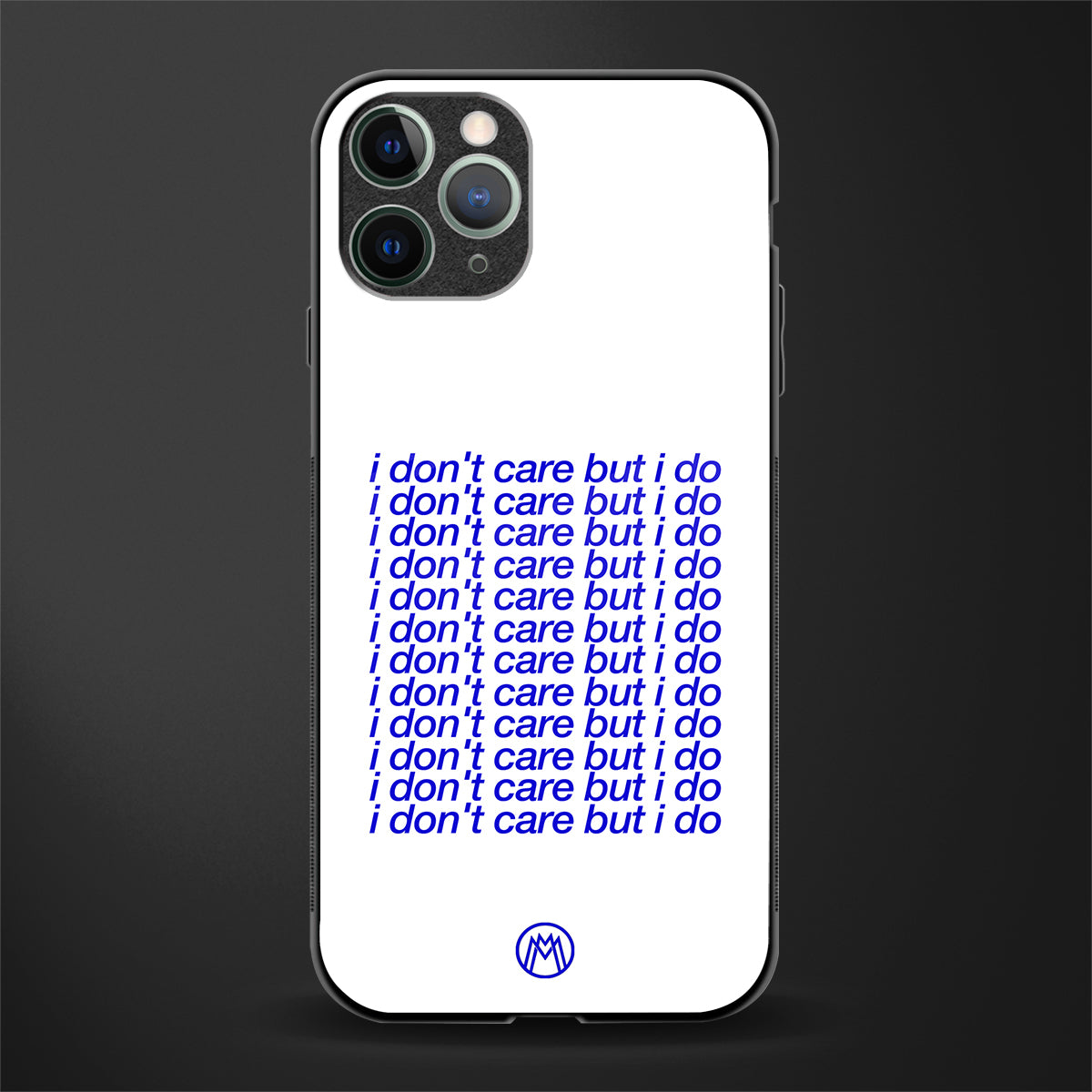 i don't care but i do glass case for iphone 11 pro image
