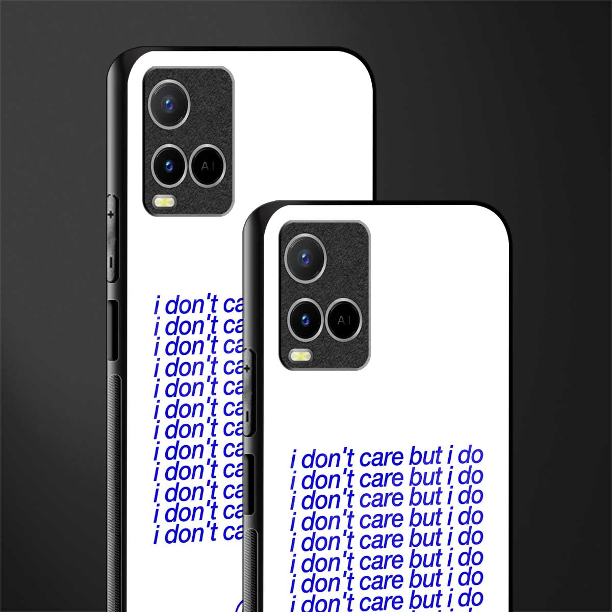 i don't care but i do glass case for vivo y33s vivo y33t image-2