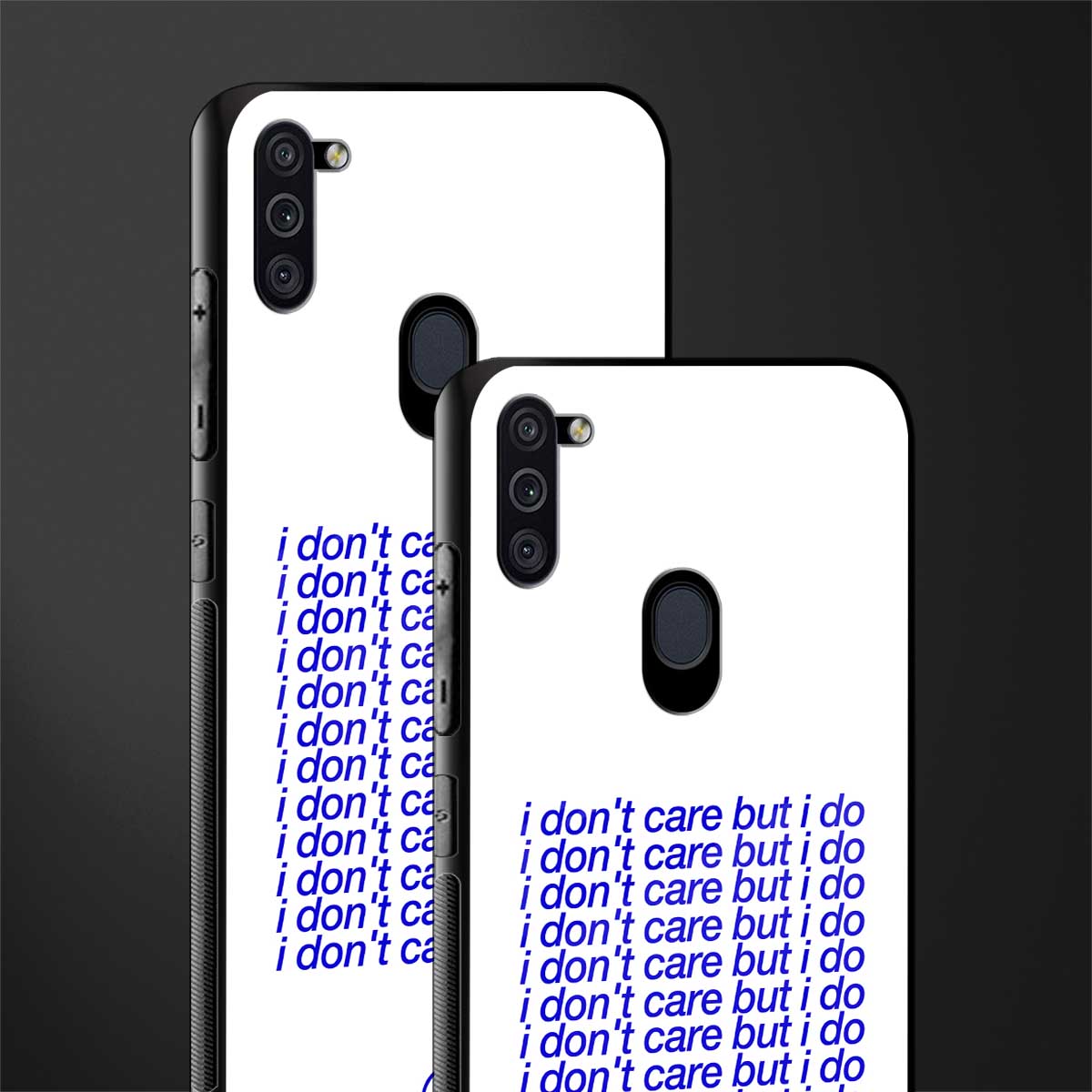 i don't care but i do glass case for samsung galaxy m11 image-2