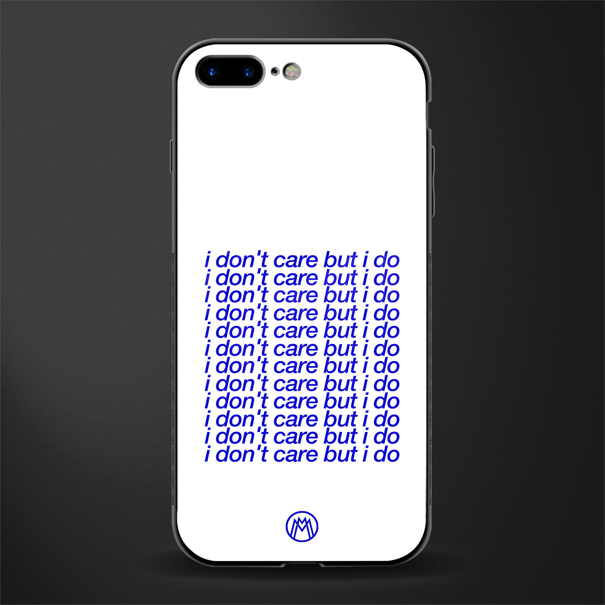 i don't care but i do glass case for iphone 7 plus image