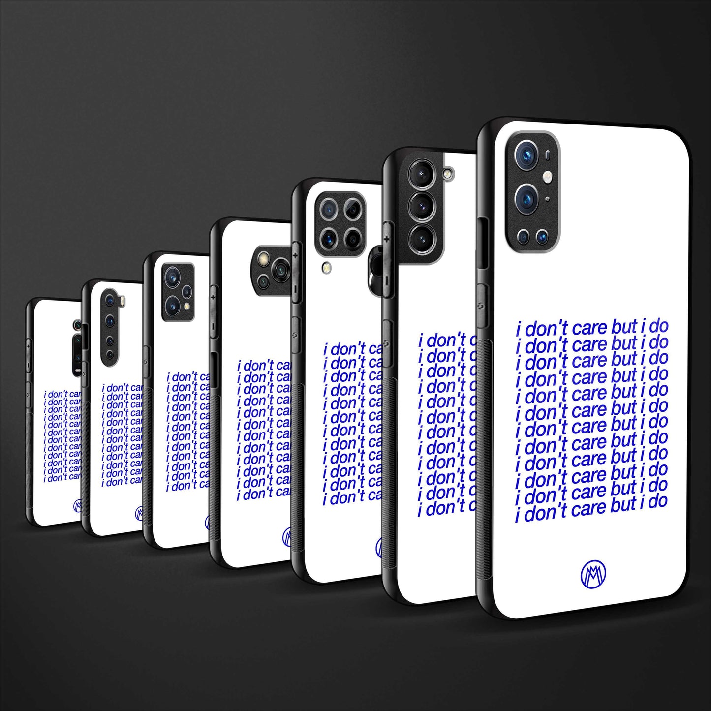 i don't care but i do back phone cover | glass case for oppo reno 8 pro