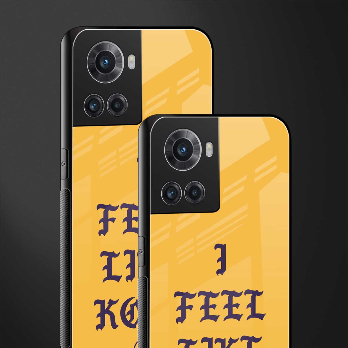 i feel like kobe back phone cover | glass case for oneplus 10r 5g