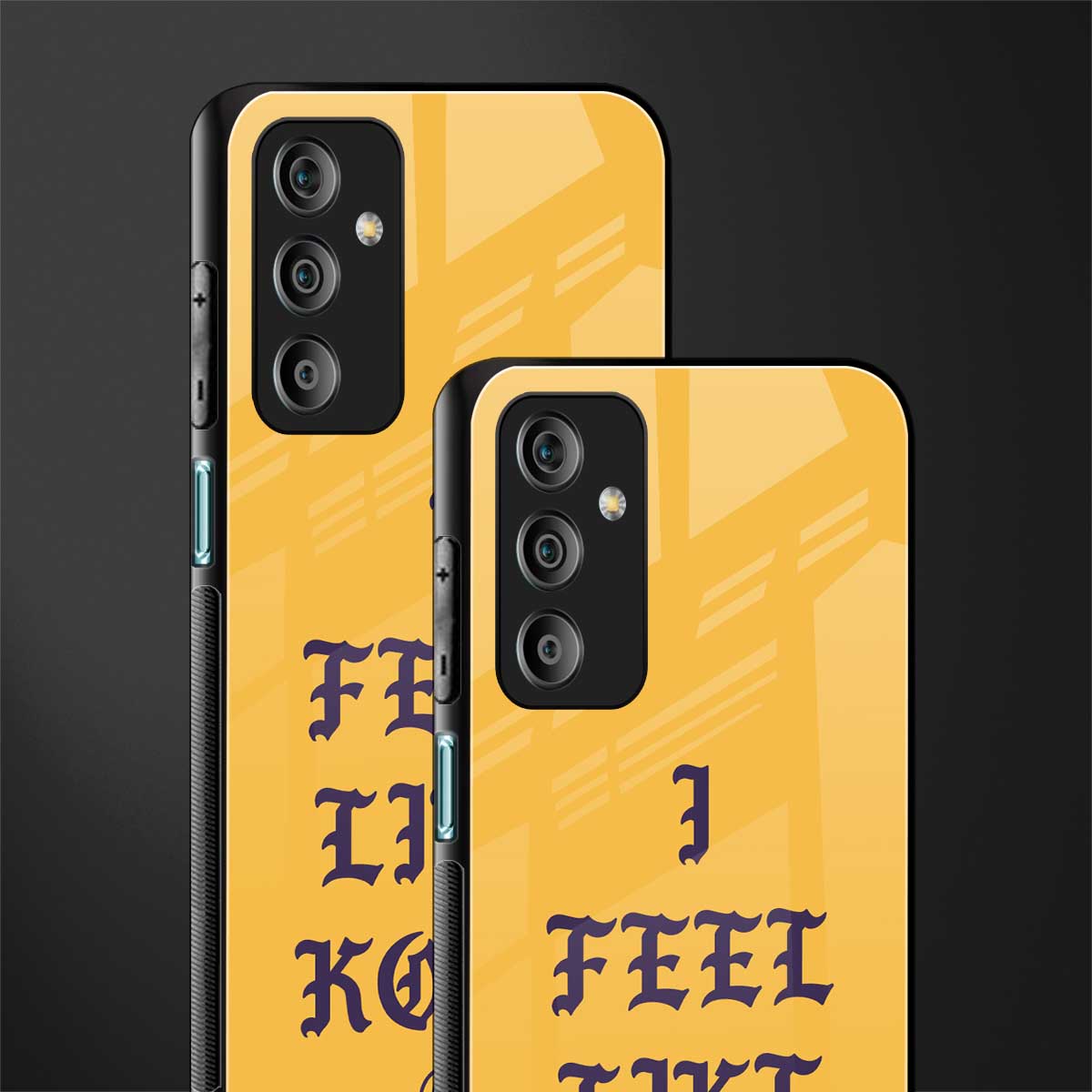 i feel like kobe back phone cover | glass case for samsung galaxy f23 5g