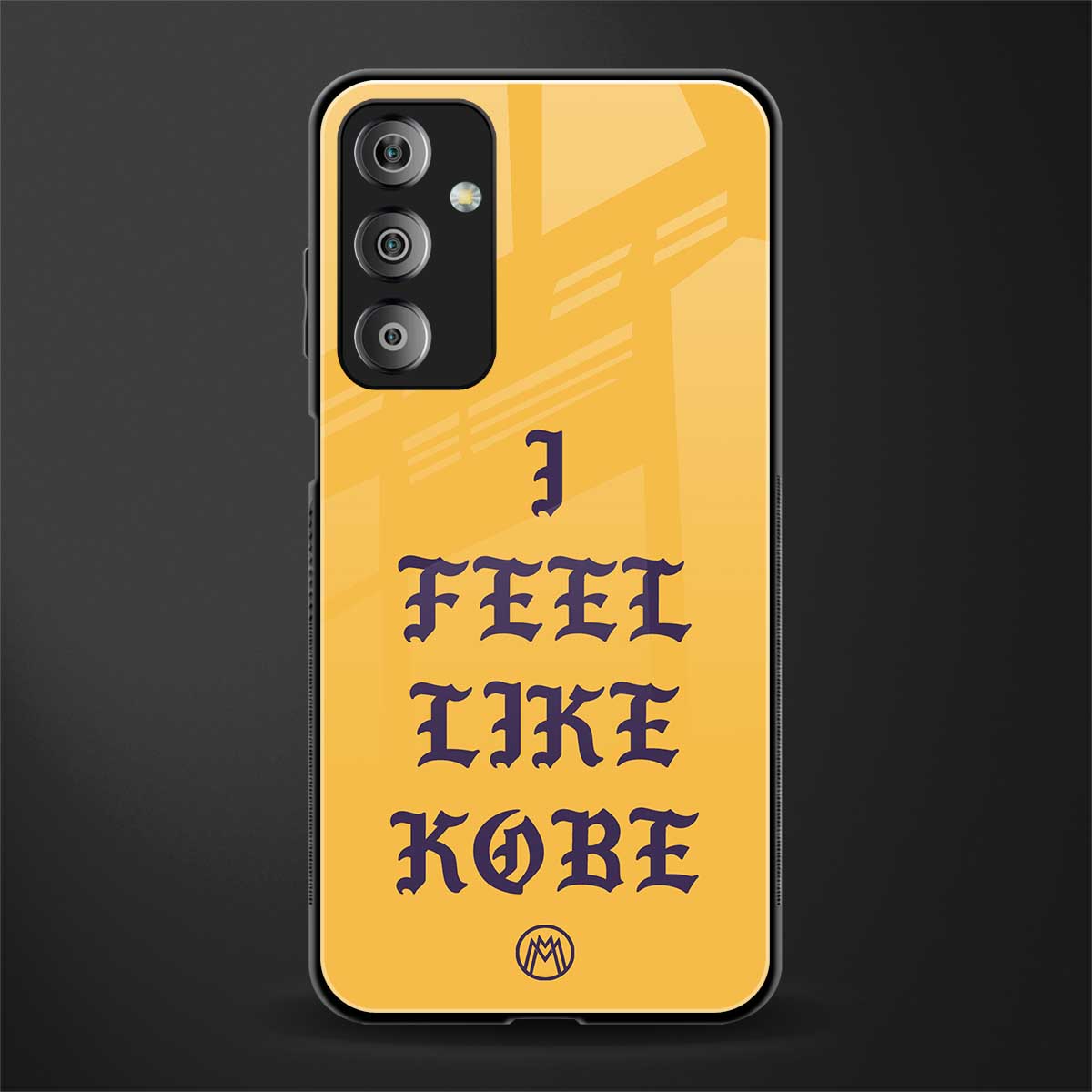 i feel like kobe back phone cover | glass case for samsung galaxy f23 5g