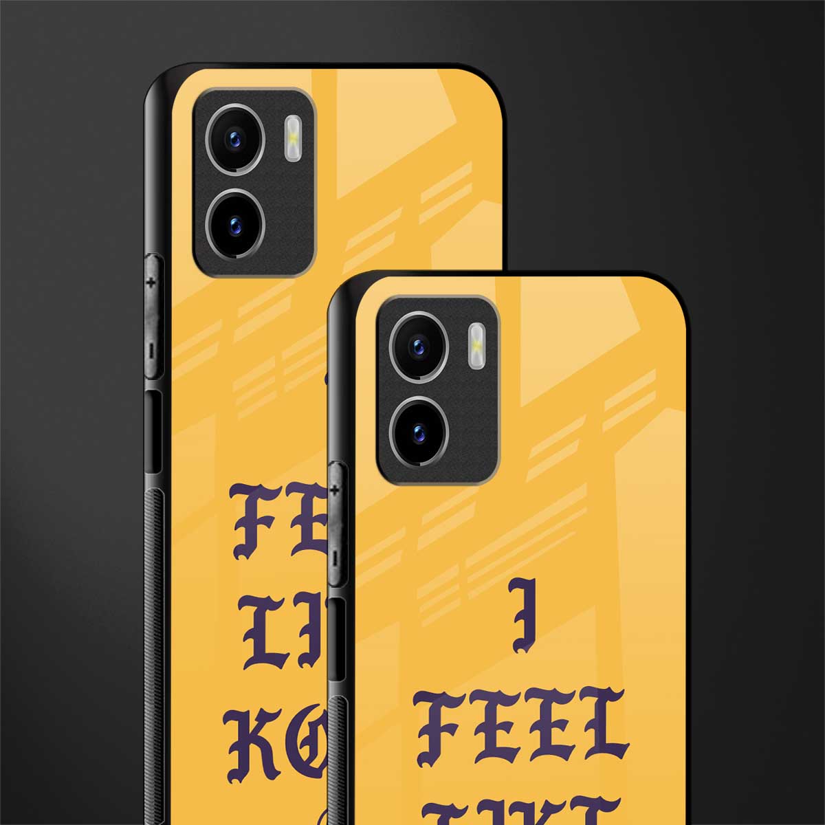 i feel like kobe back phone cover | glass case for vivo y72