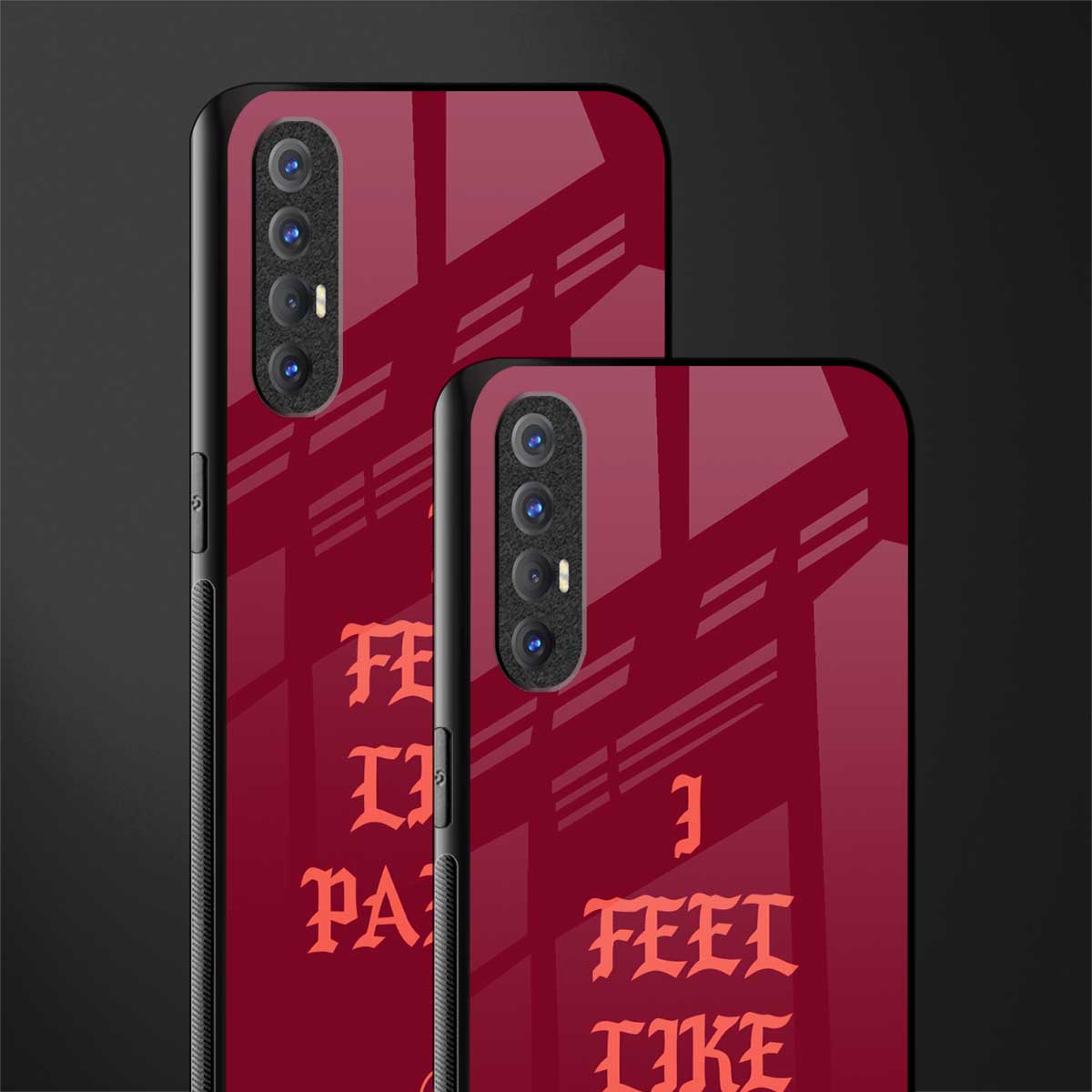 i feel like pablo glass case for oppo reno 3 pro image-2